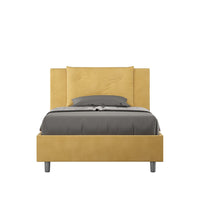 Letto 1 Piazza e Mezzo 130x190 cm con Rete Appia Ocra