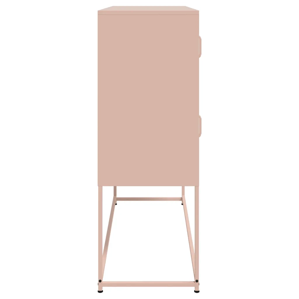 Credenza Rosa 100,5x39x107 cm in Acciaio 846597