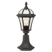 Lampada esterno stelo retro nera E27 60W Ledbury Garden Zone