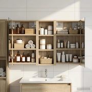 Set di Armadi da Bagno con lo scaffale 3 pcs 80 x 10,5 x 50 cm 3403650