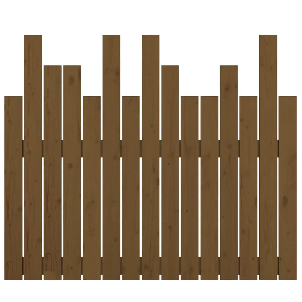 Testiera | Testata da Parete Ambra 95,5x3x80 cm in Legno Massello di Pino