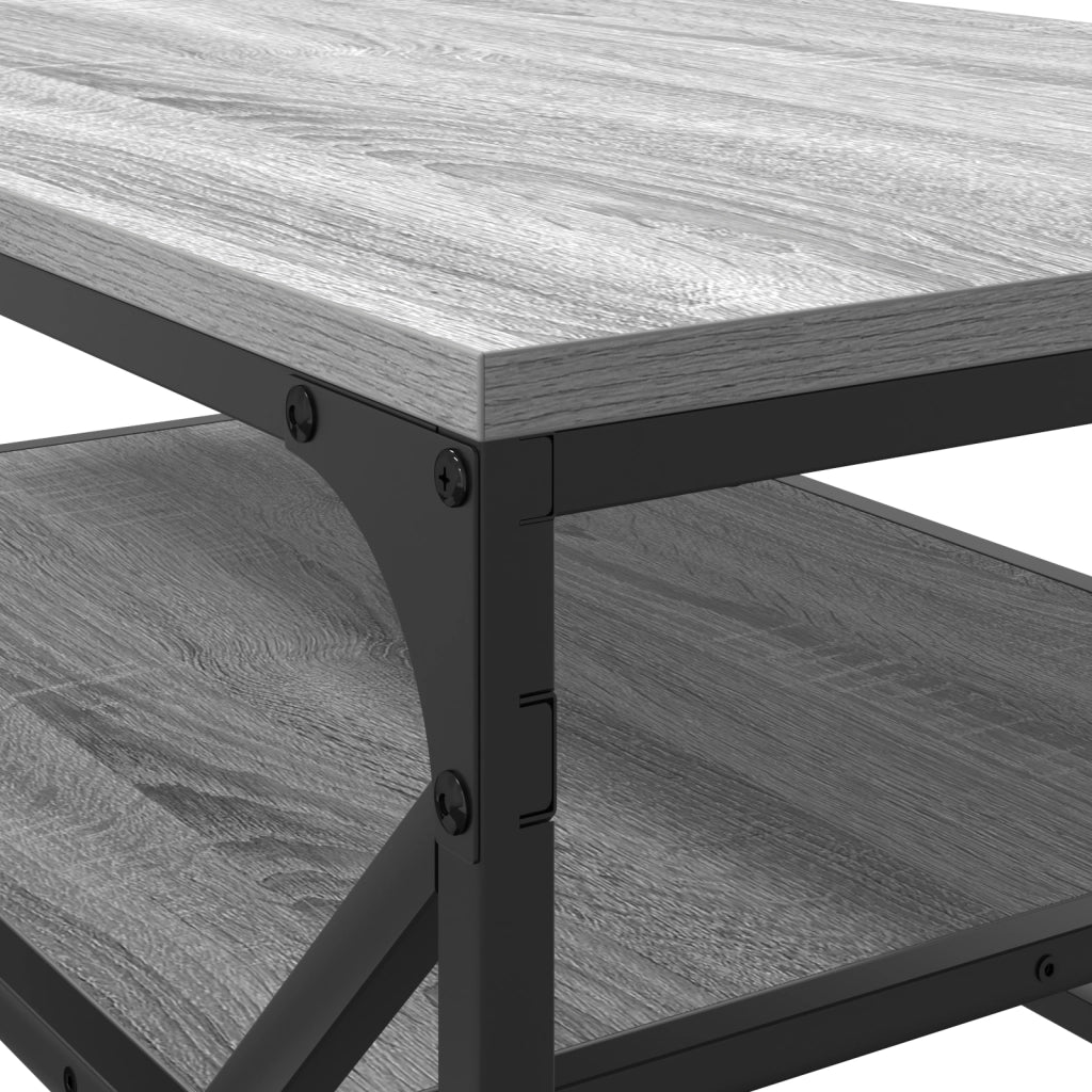 Tavolino da caffÃ¨  con ripiano Grigio Sonoma 90x50x40 cm in Legno ingegnerizzato