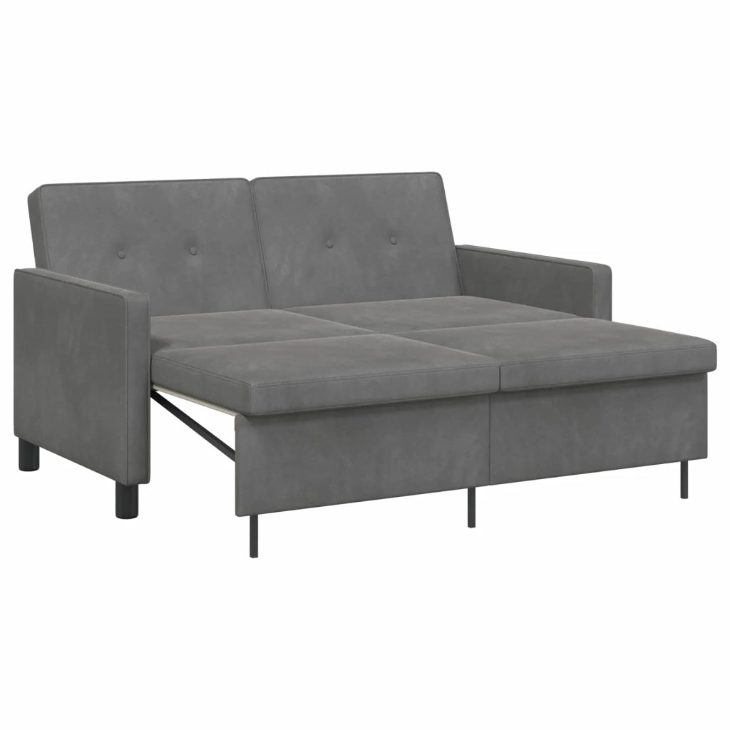 Divano letto | Sof¨¤ letto | Letto singolo Grigio Scuro Tessuto