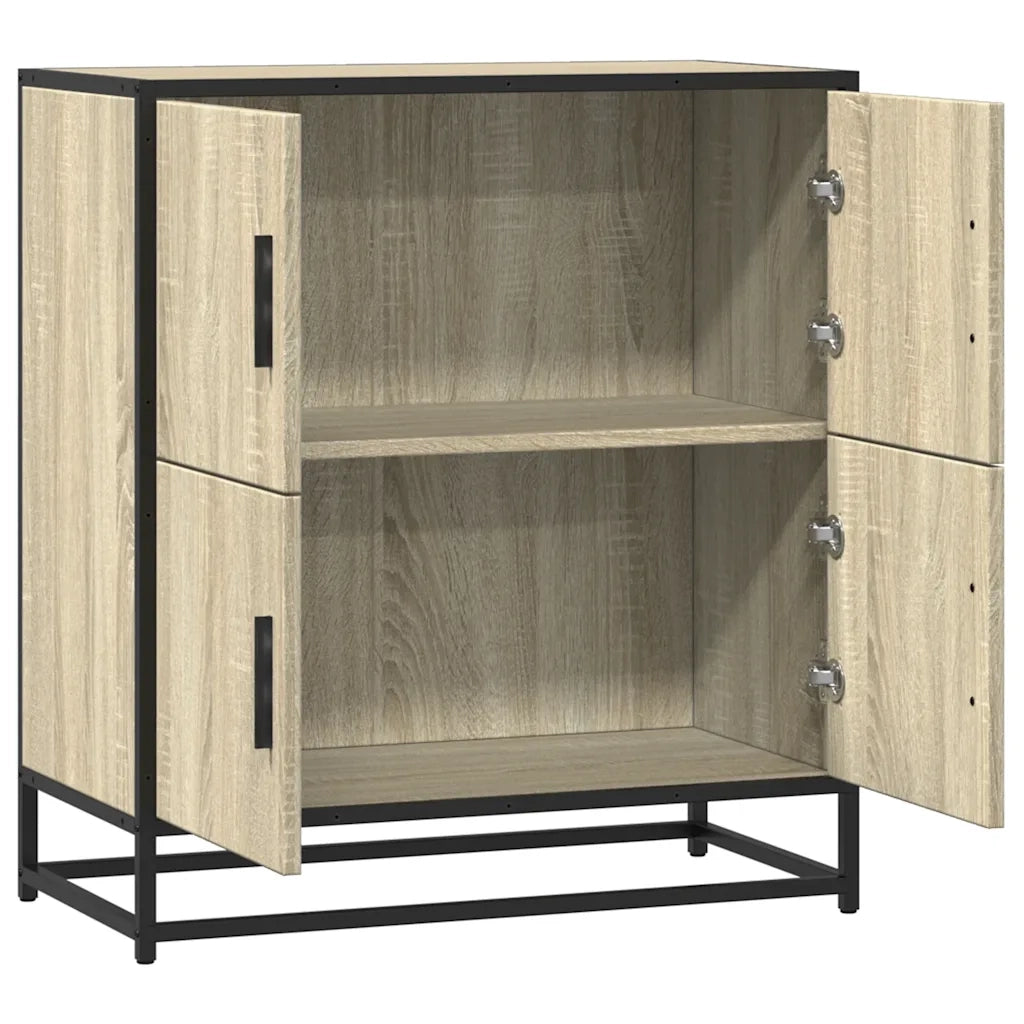Credenza Rovere Sonoma 68x35x76 cm in Legno Multistrato