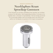 Sproeikop Neerklapbaar Gootsteen - 2 Modi Sproeier - Verchroomd - Alta Qualità - Garanzia di Sicurezza - Rubinetto da Cucina