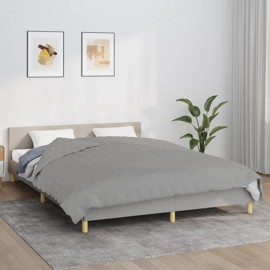 Coperta Ponderata Grigia 200x230 cm 9 kg Tessuto cod mxl 71167