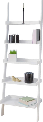Deuba - Scaffale per scale, colore bianco