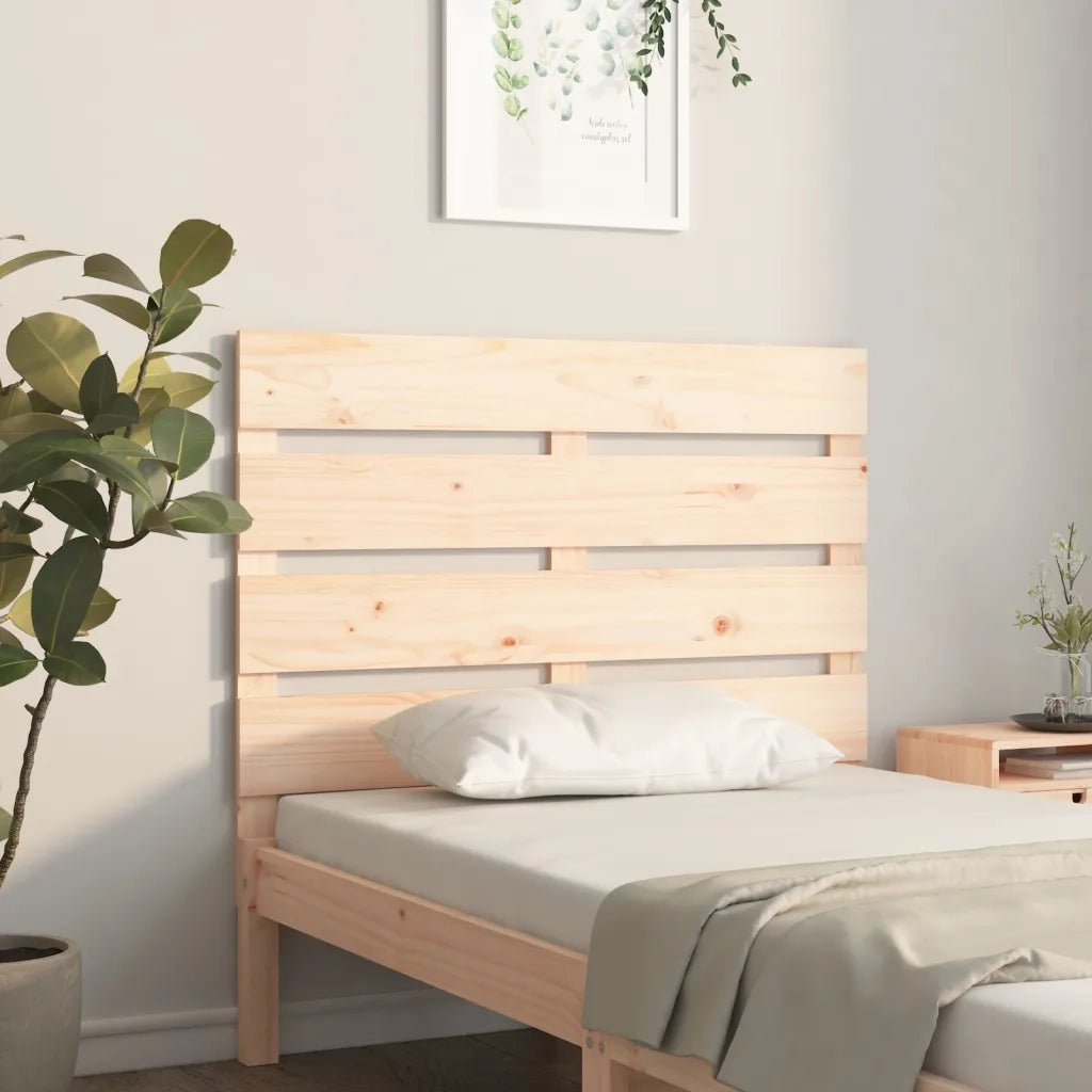 Testiera per Letto 75x3x80 cm in Legno Massello di Pino 821367