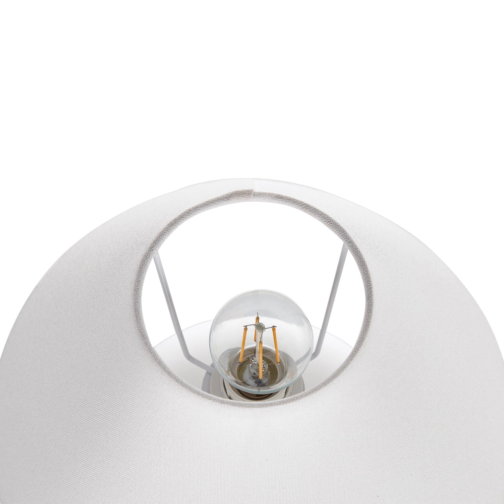 Lampada da tavolo in ceramica con base in terracotta e paralume in tessuto di lino bianco illuminazione tradizionale soggiorno camera da letto