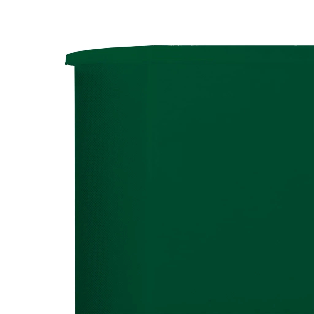 Paravento/paravento pieghevole a 3 pannelli x tessuto 400 x 160 cm verde 02_0008811