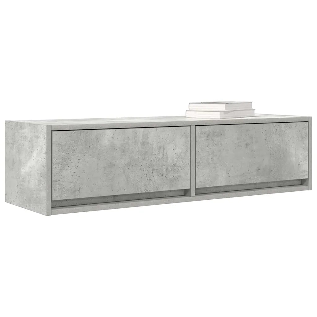 Mobile TV | Armadietto TV | Mobile Porta TV Grigio cemento 100 x 31 x 25,5 cm Legno multistrato