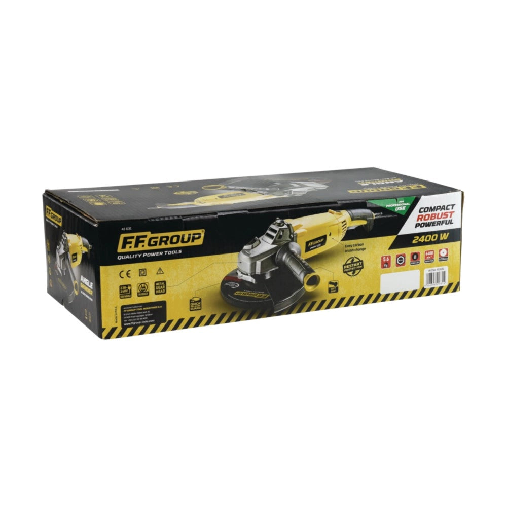 Ff group ag230/2400s pro da 2400w smerigliatrice angolare - uso semi professionale