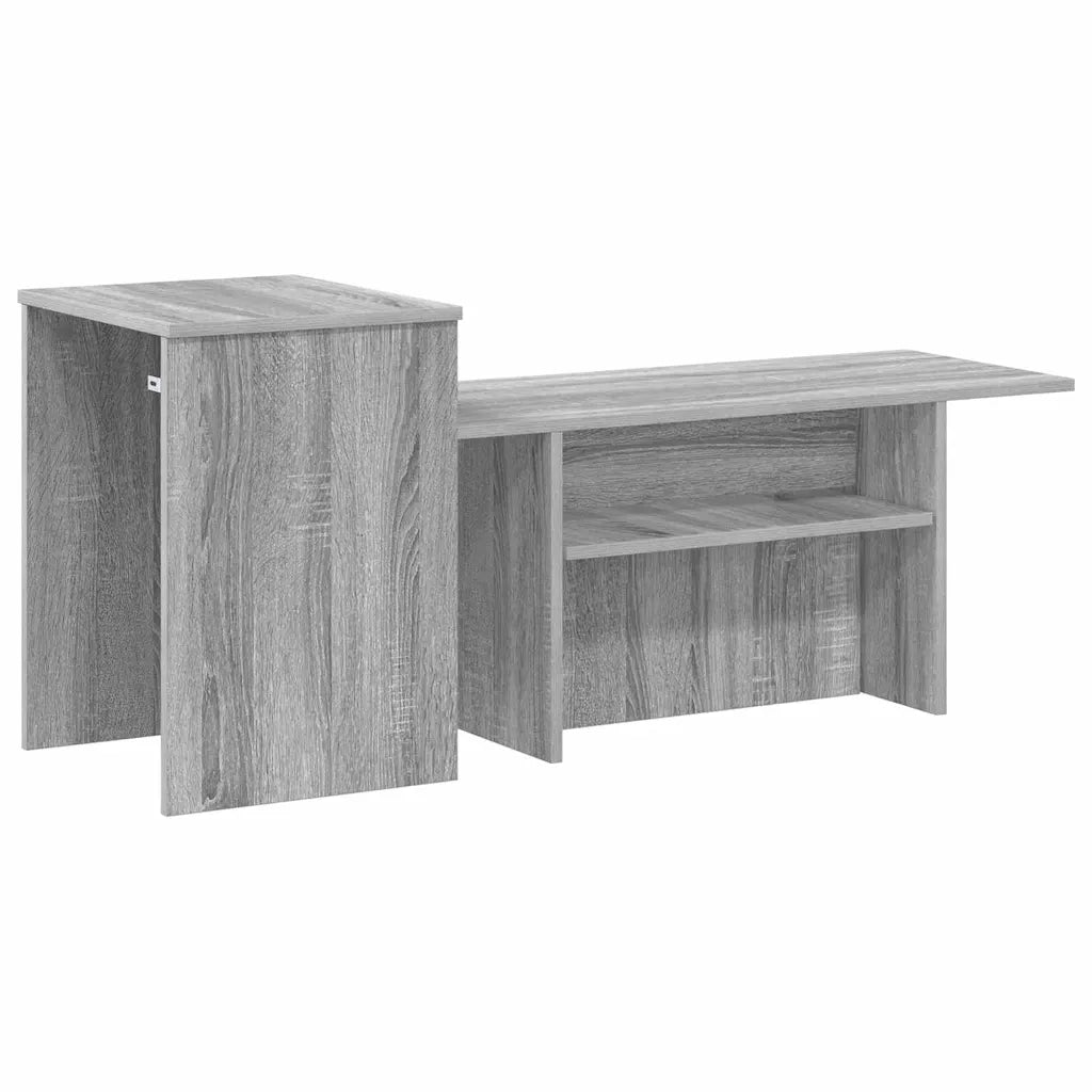 Tavolo consolle Grigio Sonoma 91,5 x 35 x 38,5 cm 891165