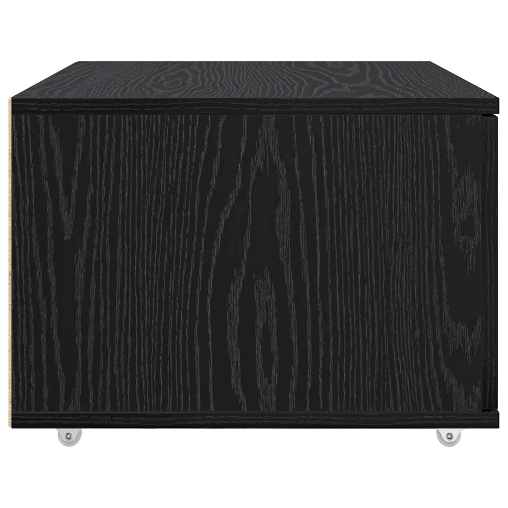 Comodo e moderno comò per ufficio o camera da letto 55 x 45 x 31 cm realizzato in legno composito di rovere nero 02_0052194