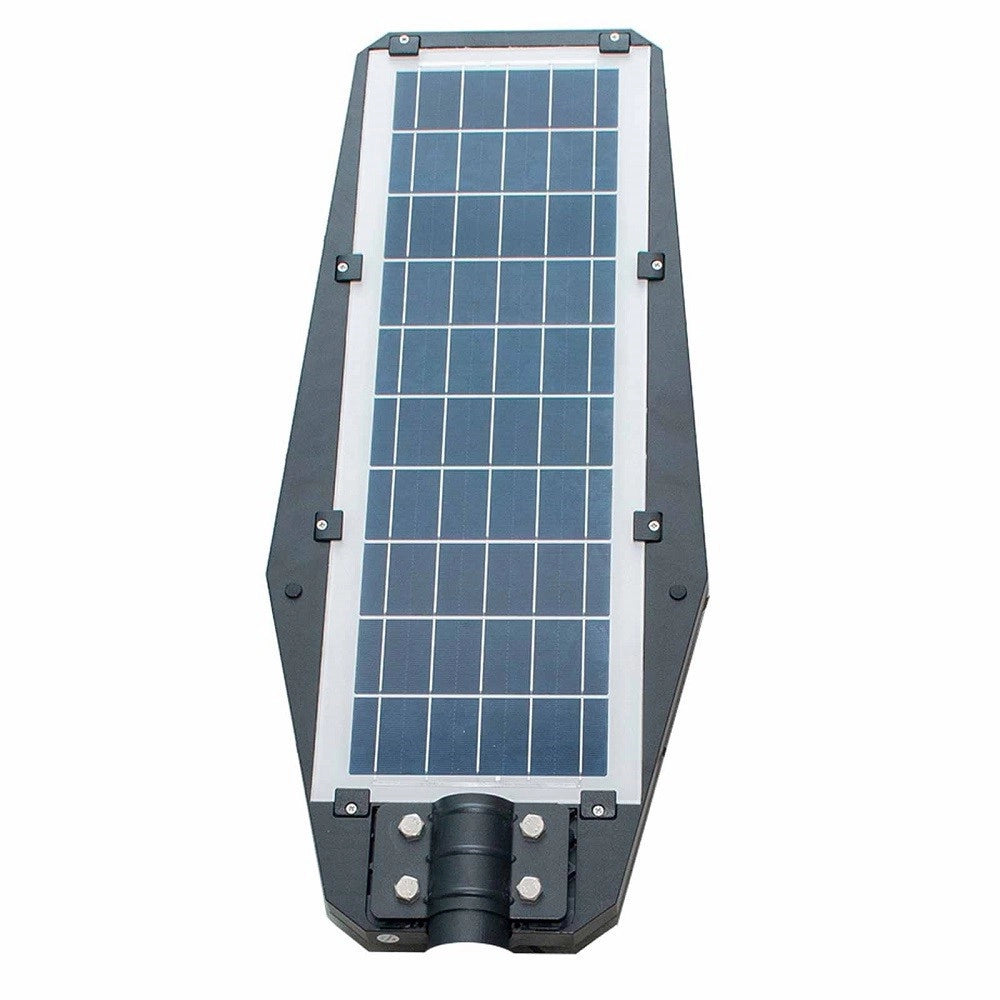 Trade Shop - Faro Stradale Solare Led 170 W Sensore Crepuscolare Ip65 Pannello Fotovoltaico -
