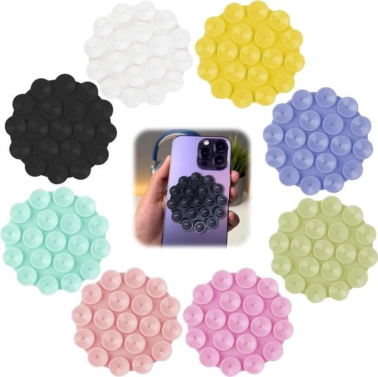 Set di Onde di Soglia per Ogni Dove - 8 PCS Onde di Soglia Autoadesive in Silicone per Dispositivi Mobili e Cellulari
