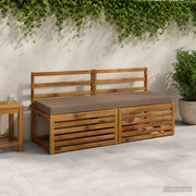 Cuscino per panchina SOEST 100% Poliestere Tortora 950244