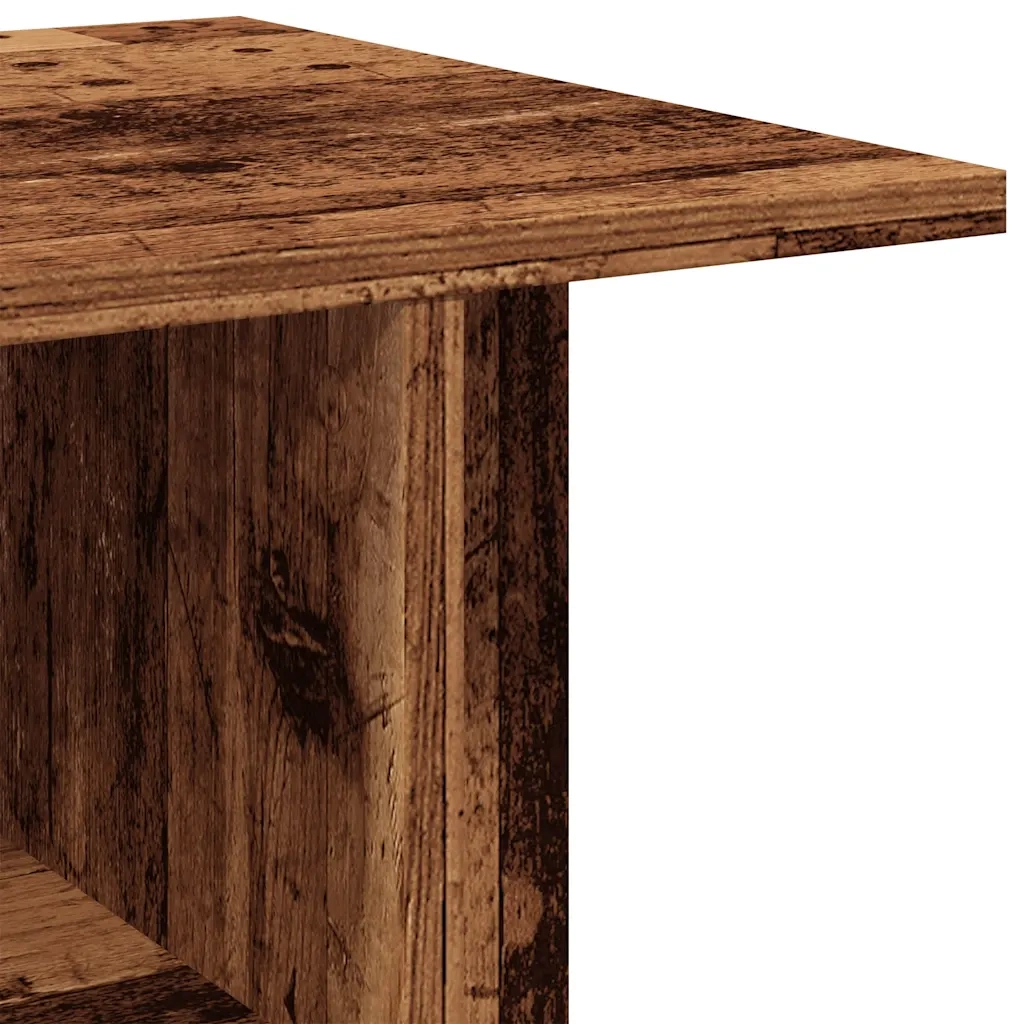 Mobile TV con Ruote-Credenza TV-Console TV Legno Antico 80x40x45 cm Legno Multistrato