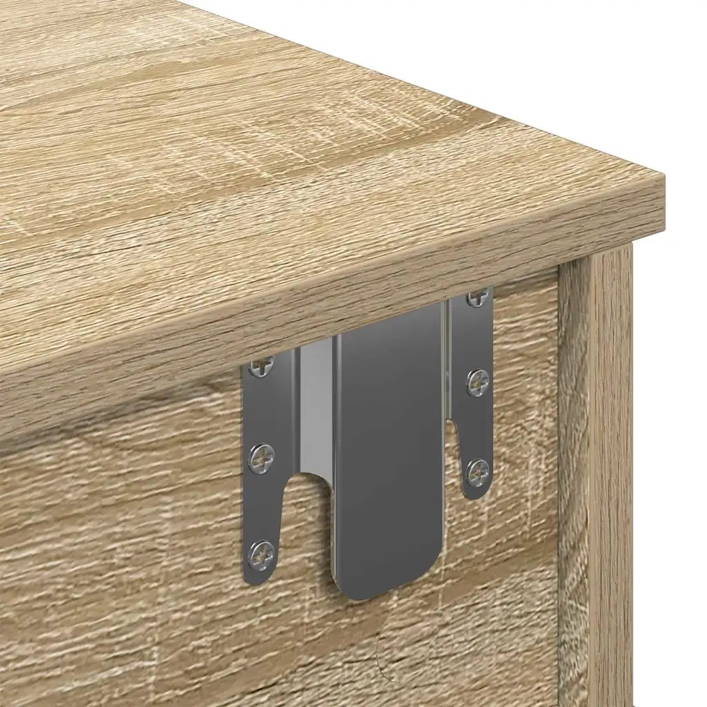Scaffale a Parete con Cassetti Sonoma 60x28x15 cm in Truciolato 859943