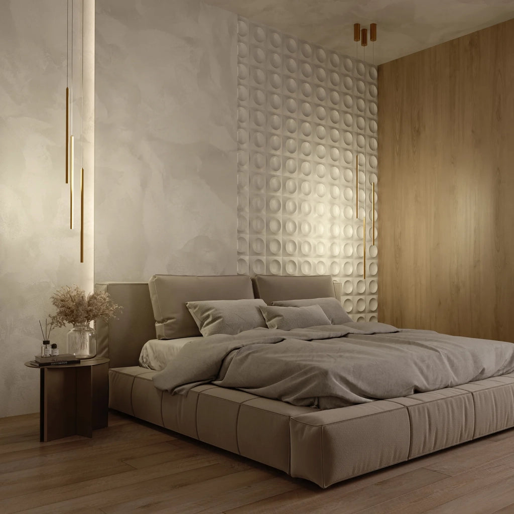 Maytoni Lampadario moderno Halo 1 luce LED integrato ottone alluminio
