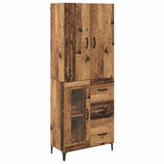 Credenza | Madia | Buffet da pranzo | Armadio da pranzo Legno vecchio 69,5 x 34 x 180 cm Legno multistrato