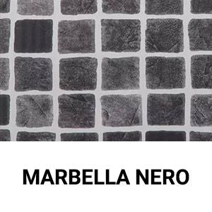 Rivestimento Liner Sopremapool Design In Pvc-p Armato H 1,65 X 25 M - 41,25 M² - Marbella Nero