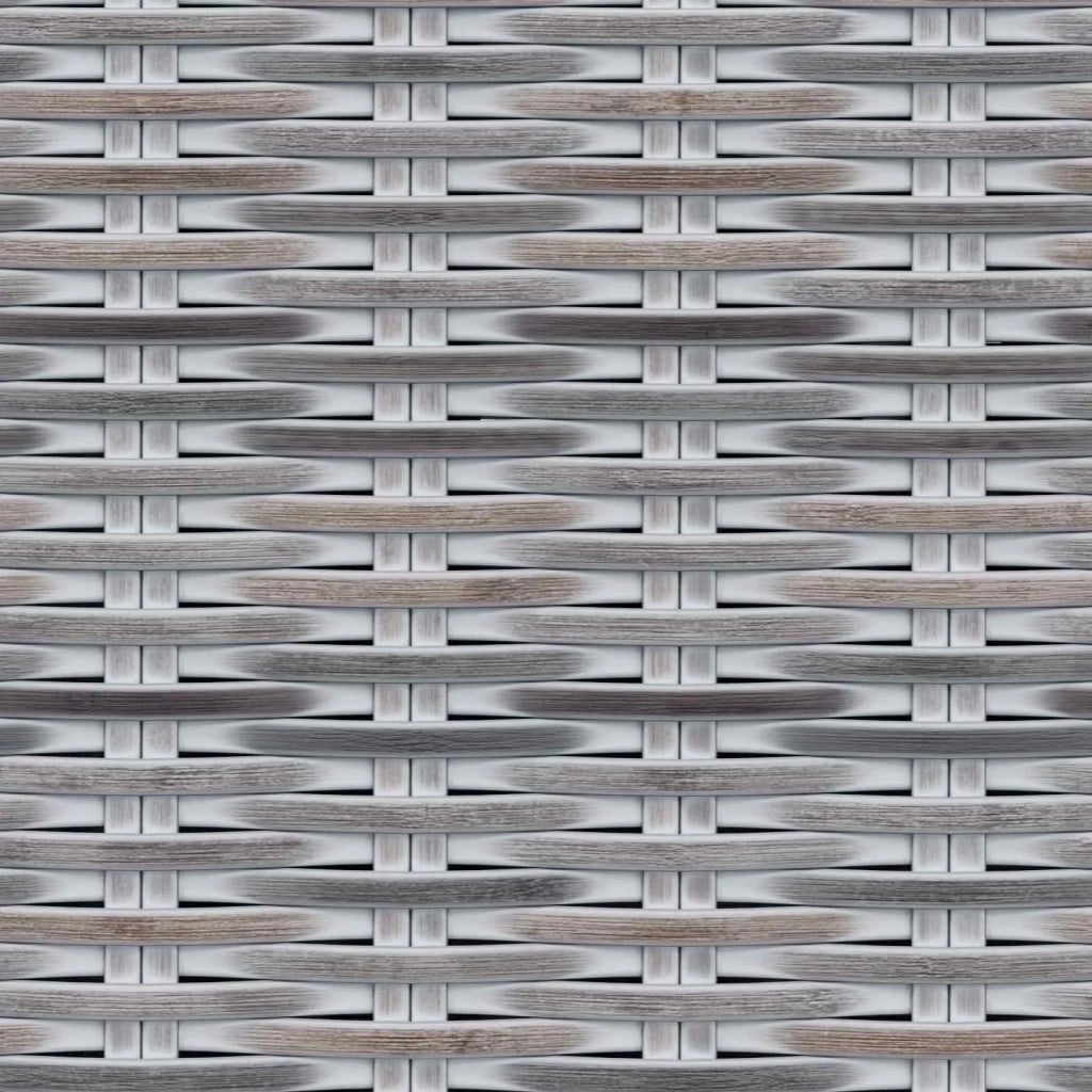 Panchina con contenitore Bianco Lavato 110 x 40 x 50 cm Rattan 42011574