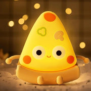 Lampada da Notte per Bambini - Camera da Letto - Lampada Pizza - LED - Illuminazione a Contatto - Timer