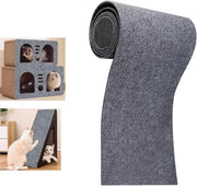 Mat per protezione da graffi, autoadesivo, tagliabile come schermo per graffi, protezione per muri, mobili e divani, per uso domestico (grigio scuro, 30 x 100 cm)