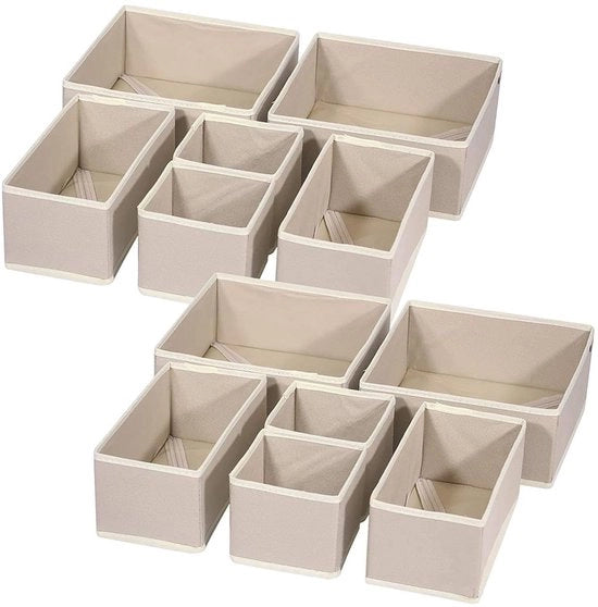 Organizzatore per 12 contenitori, armadio pieghevole, organizzatore per abbigliamento, sistema di organizzazione, organizzatore per intimo per culla e armadio