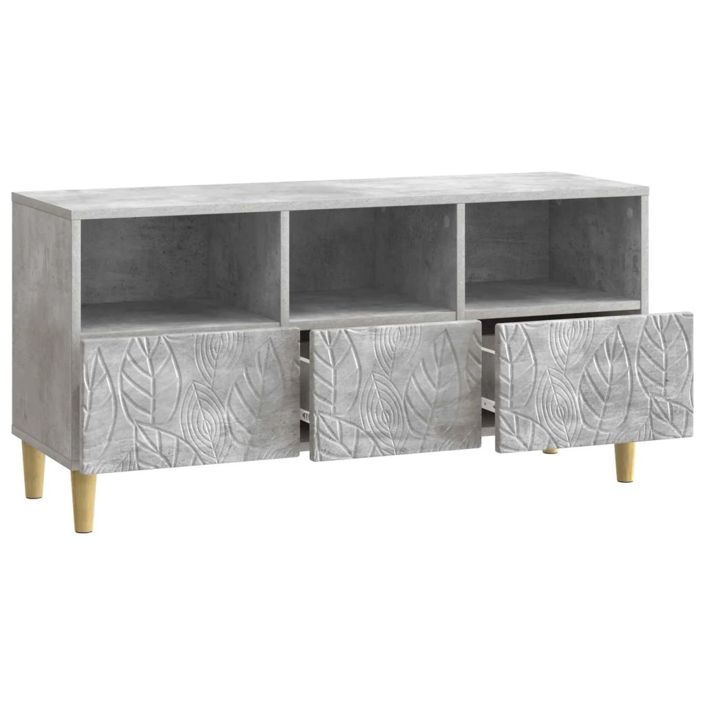 Mobile TV 102 x 34,5 x 50 cm Grigio Cemento 895138