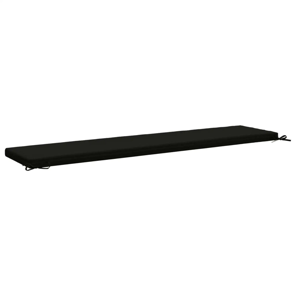 Cuscini per Panchina a 2 Pezzi SOEST 2 pz 100% Poliestere Nero 949227