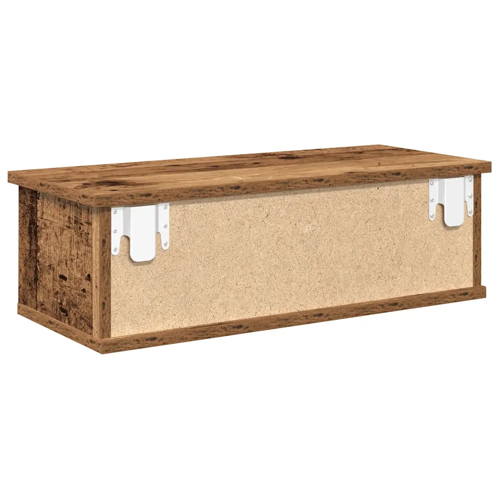 Armadietto a Muro Legno Antico 60x26x18,5 cm in Truciolato 855858