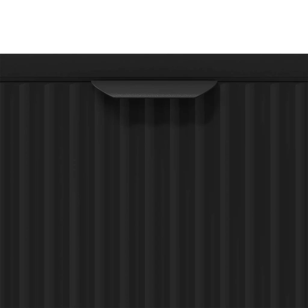 Credenza con cassetto Nero 79,5 x 33 x 82 cm Legno multistrato 883435