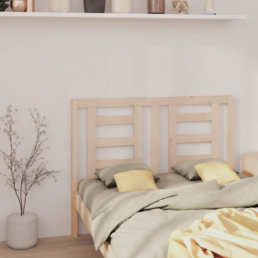 Testiera per Letto 156x4x100 cm in Legno Massello di Pino 818825