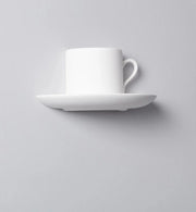Applique in gesso dal design moderno forma tazza caffe attacco per lampadine G9