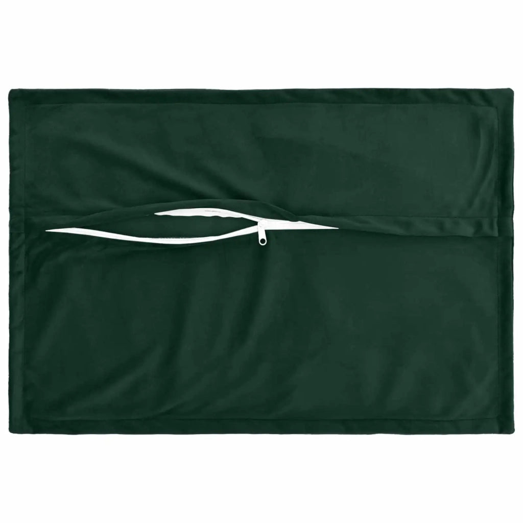 Cuscino con cuscino HOUTEN 6 pz Verde Scuro Velluto 933229