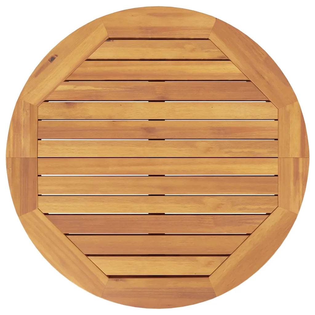 Tavolo da Bar da Giardino Ø60x105 cm Legno Massello di Acacia 319698