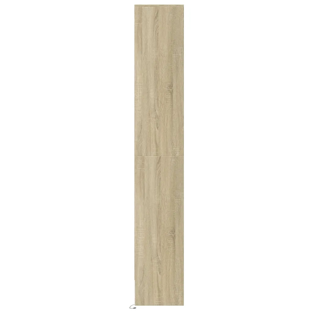 Credenza con LED Rovere Sonoma 69x32,5x200 cm in Truciolato 3307907