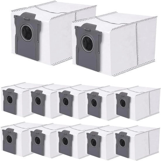 12 Set di Sacchi per Aspirapolvere compatibili con Dreame X30/X30 PRO/X40/X40 PRO/S30/S10 - Sacchetto per Aspirapolvere - Sacchi per Aspirapolvere