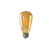 Lampadina LED vintage a filamento ST64 attacco E27 da 8w luce calda 2700K