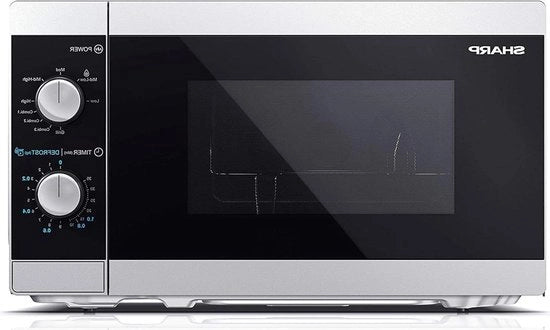 Magnetron con griglia - 800W 1000W 5 funzionalità per la congelazione - dimensioni 440x258x344cm - argento