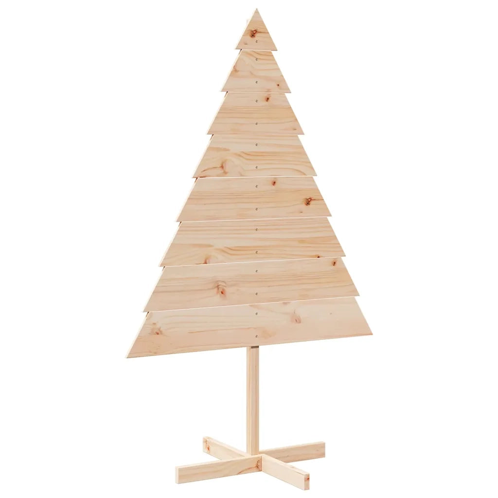 vidaXL Albero di Natale Decorativo in Legno 150 cm in Legno Massello