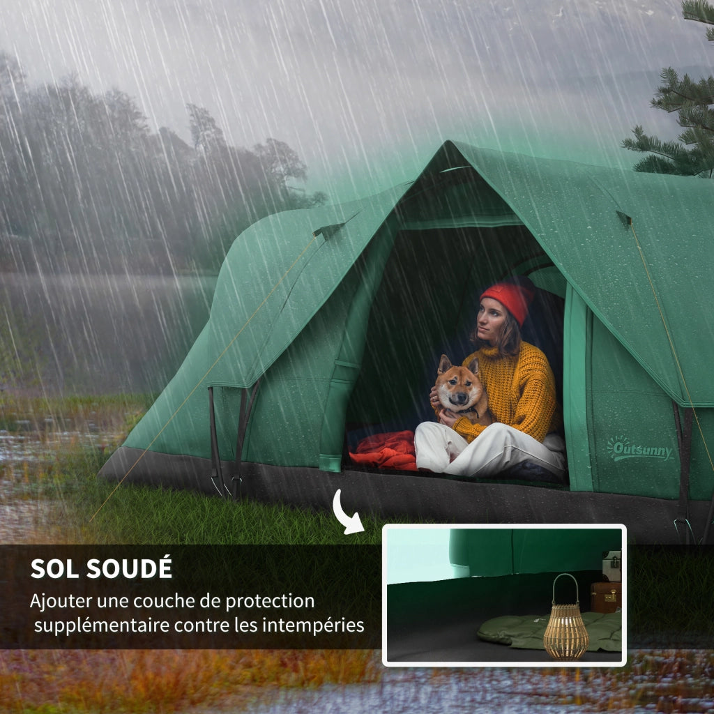 Tenda da campeggio familiare 5-6 persone ¨C zephmum ¨C verde