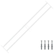 Griglia di Sicurezza per Finestre con 2 Traverse 3 pcs