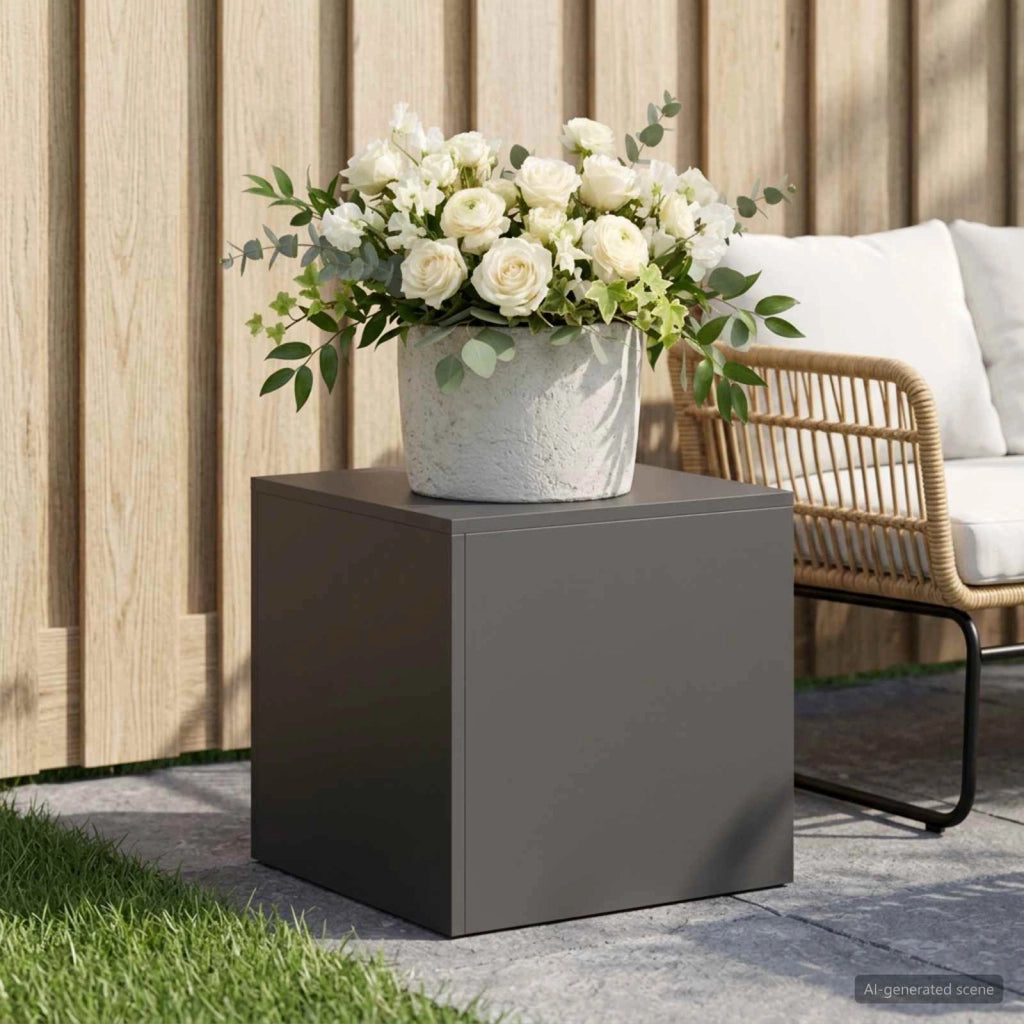 Supporto per piante Nero 40 x 40 x 40 cm Acciaio 8012516
