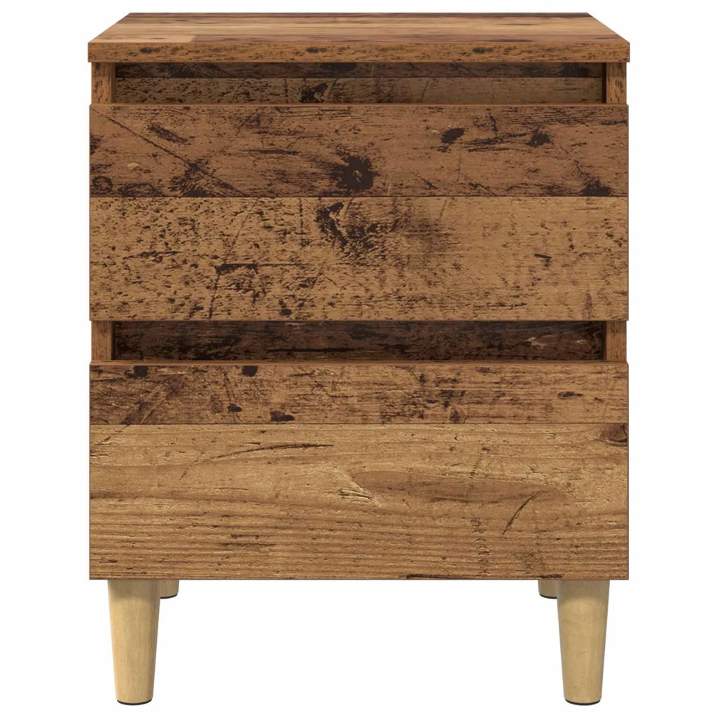 Armadietto per letto con cassetto Legno vecchio 40 x 35 x 50 cm CFW3695685