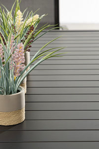 Tavolo da Giardino 150x80x75 cm in Alluminio Hilde Antracite