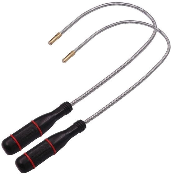 Magnetizzatore portatile a doppia unità - Zavorra flessibile a forma di testa di cigno 500 mm - Magnetizzatore portatile - Magnetizzatore a stantuffo - Progettazione antiscivolo - Acciaio inossidabile resistente alla ruggine