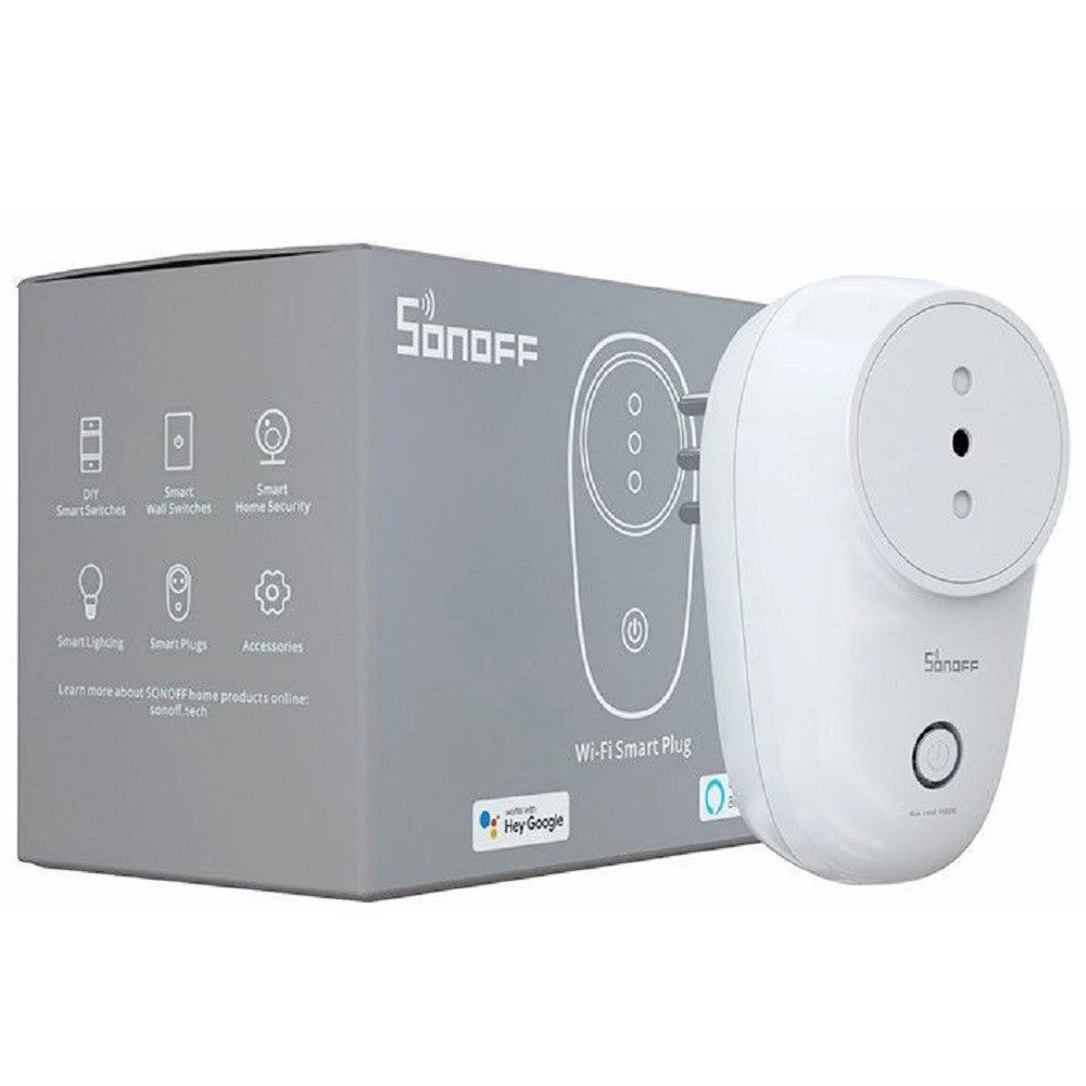 Trade Shop - Presa Elettrica Intelligente Smart Wireless Interruttore Alexa Sonoff S26r2tpl -